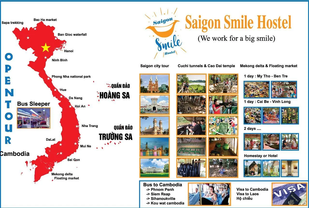 Saigon Smile Guesthouse Cidade de Ho Chi Minh 2*,